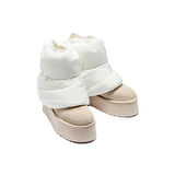W Classic Mini Dipper Puffer Platform Topuklu Bot
