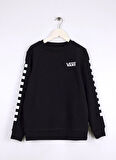 Vans Düz Erkek Çocuk Siyah Sweatshırt VN000K98BLK1-EXPOSITION CHECK II CR