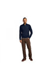 Timberland Tb0A2Bmx Williams River Cotton Yd 1/4 Zip Sweater Lacivert Erkek Sweatshirt