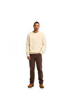 Tb0A2Bnk Exeter River Brushed Krem Erkek Sweatshirt