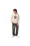 Tb0A6Vgt Holiday Graphic Hoodie Krem Erkek Sweatshirt