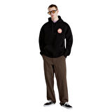 Vans OG OPEN MOUTH LOOSE PO Erkek Siyah Sweatshirt