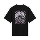 Vans CHECKER LOGO GFX LOOSE SS Erkek Siyah T-Shirt