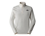 M 100 Glacier 1/4 Zip Erkek Polar Sweatshirt NF0A855W4HP1 Beyaz