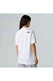 W Ss Essentıal Oversıze Tee Kadin Beyaz Tshirt Nf0a87nqfn41