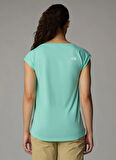 The North Face NF0A8BS26EI1-W TANKEN TANK - EU Mavi Bisiklet Yaka Regular Fit Düz Kadın T-Shirt