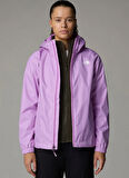 The North Face NF00A8BA0XO1-W QUEST JACKET - EU Mor Kapüşon Yaka Regular Fit Düz Kadın Yağmurluk