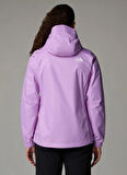 The North Face NF00A8BA0XO1-W QUEST JACKET - EU Mor Kapüşon Yaka Regular Fit Düz Kadın Yağmurluk
