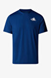 The North Face M 247 SS  Reg Graphıc Erkek Mavi T-Shirt NF0A895JD1R1