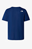 The North Face M Foundatıon Abstract Graphıc  Erkek Mavi T-Shirt NF0A8BQVD1R1
