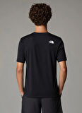The North Face NF0A8BQVJK31-M FOUNDATION ABSTRACT Siyah Bisiklet Yaka Regular Fit Düz Erkek T-Shirt