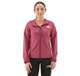 F0A87206EO1-R The North Face W Hıgher Run Wınd Jacket Kadın Yağmurluk-R&amp;uuml;zgarlık Bordo