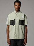 The North Face NF0A8BK11I41-U NSE SUMMER SHIRT Gri Bisiklet Yaka Regular Fit Düz Erkek T-Shirt