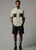 The North Face NF0A8BK11I41-U NSE SUMMER SHIRT Gri Bisiklet Yaka Regular Fit Düz Erkek T-Shirt