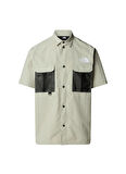 The North Face NF0A8BK11I41-U NSE SUMMER SHIRT Gri Bisiklet Yaka Regular Fit Düz Erkek T-Shirt