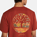 Timberland Illustrated Tree Logo Back Graphic Tee Erkek Tişört TB0A6DG5EOD1