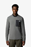 The North Face Kecha Crew Erkek Gri Sweatshirt NF0A8CS9SOU1