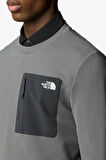 The North Face Kecha Crew Erkek Gri Sweatshirt NF0A8CS9SOU1