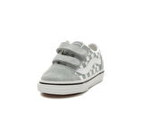 0009RCEPO1-R Vans Old Skool V Bebek Spor Ayakkabı Gri
