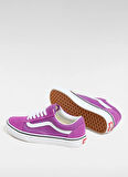 Vans VN000D6WE2T1-Old Skool Mor Deri Kadın Lifestyle Ayakkabı