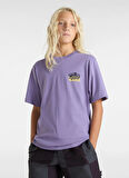 Vans Baskılı Mor Erkek Çocuk T-Shirt VN000MKU6PH1-Old Skool SS