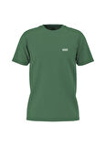 Vans VN0A3CZEBR11-LEFT CHEST LOGO TEE Yeşil Yuvarlak Yaka Normal Düz Erkek T-Shirt