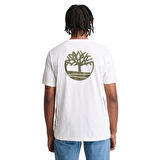 Timberland KENNEBEC RIVER Back Camo Tree Logo Short Erkek Tişört TB0A2FKZ1001
