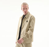 B0A6FA9DH41-R Timberland Woven Badge Ripstop Coach Jacket Erkek Ceket Haki