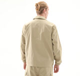 B0A6FA9DH41-R Timberland Woven Badge Ripstop Coach Jacket Erkek Ceket Haki