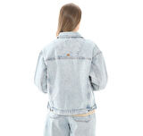 B0A67JQEPJ1-R Timberland Archive Denim Jacket Kadın Ceket Açık Mavi