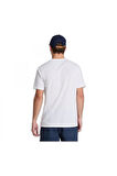Timberland Tb0A6Eks Quick-Dry Sleeve Tee Beyaz Erkek T-Shirt