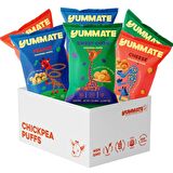 Yummate Vegan Fırınlanmış Nohut Cipsi Seti 6 x 28 gr