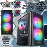 WarboX PARS Xeon X5650 24gb Ram 256gb SSD 250gb HDD R7 240-4gb E.kartı 22" Monitör Gaming Bilgisayar