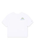 Converse Baskılı Beyaz Kız Çocuk T-Shirt 4CG915-001-CNVG FRONT BACK FRUIT BO