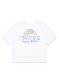 Converse Baskılı Beyaz Kız Çocuk T-Shirt 4CG915-001-CNVG FRONT BACK FRUIT BO