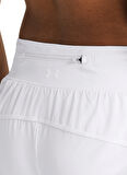 Beyaz Kadın Lastikli Bel Şort 1386330-100 UA Launch Pro 2 Short