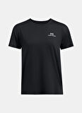 Siyah Kadın Yuvarlak Yaka Oversize T-Shirt 1379141-002 UA Vanish Energy SS 2.0