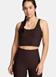 Kahve Kadın Yuvarlak Yaka Crop Top Atlet 1386613-227 Meridian Rib Crop Tank
