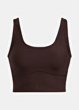 Kahve Kadın Yuvarlak Yaka Crop Top Atlet 1386613-227 Meridian Rib Crop Tank