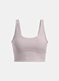 Gri Kadın Yuvarlak Yaka Crop Top Atlet 1386613-015 Meridian Rib Crop Tank