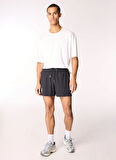 Siyah Erkek Lastikli Bel Şort 1386620-001 UA RUN ANYWHERE SHORTS