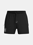 Siyah Erkek Lastikli Bel Şort 1386620-001 UA RUN ANYWHERE SHORTS