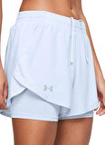 Mavi Kadın Lastikli Bel Normal Kalıp Şort 1382440-464 UA Fly By 2-in-1 Shorts