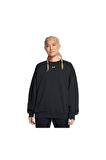 Under Armour 1386463 Ua Rival Fleece Os Crew Siyah Kadın Sweatshirt