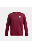 Erkek UA Rival Terry LC Bisiklet Yaka Sweatshirt 1370404-625