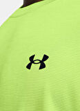 Yeşil Erkek Yuvarlak Yaka Normal Kalıp T-Shirt 1382796-304 UA Tech Textured SS