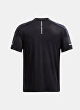 Siyah Erkek Yuvarlak Yaka Normal Kalıp T-Shirt 1385976-001 UA Tech Utility SS