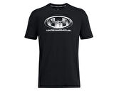 Under Armour Ua M Glitch Logo Erkek Günlük Tişört 1386810-001 Siyah