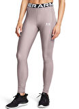Gri Kadın Lastikli Compression Fit Desenli Tayt 1388693-015 HeatGear Rib Legging