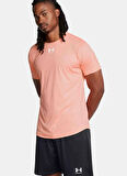 Turuncu Erkek Yuvarlak Yaka Normal Kalıp Baskılı T-Shirt 1381050-897 UA M's Ch. Pro Train SS